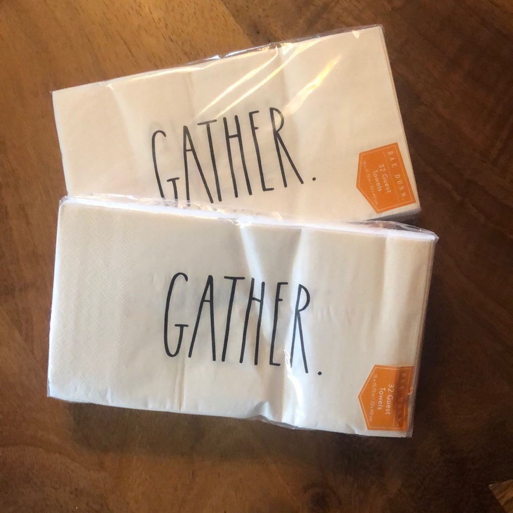 Rae Dunn paper guest towels